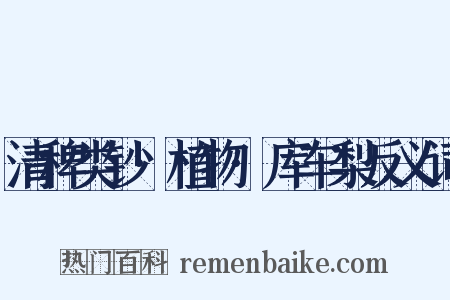 清稗类钞·植物·库车梨反义词是什么意思的图片